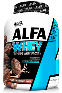 אלפא ALFA בטעם בראוניז שוקולד - אבקת החלבון מס׳ 1 בישראל